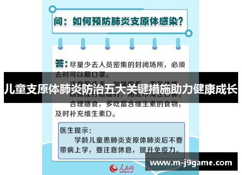 儿童支原体肺炎防治五大关键措施助力健康成长