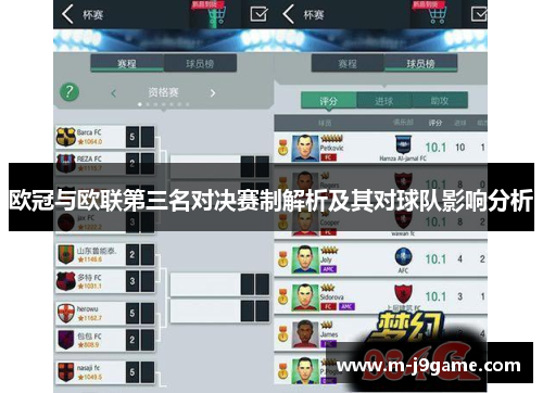 欧冠与欧联第三名对决赛制解析及其对球队影响分析